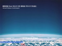 番茄花园Ghost Win10 x32位 青年装机版2016.10(无需激活)